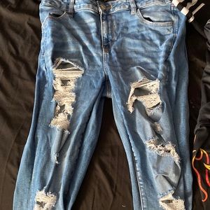 Pair of American eagle jeans